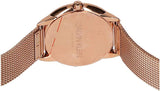 Calvin Klein Minimal Black Dial Rose Gold Mesh Bracelet Watch for Women - K3M2262Y Buy Now By Calvin Klein