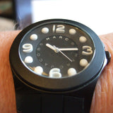 Marc Jacobs Pelly Black Dial Black Silicone Strap Watch for Women - MBM2516 Buy Now By Marc Jacobs