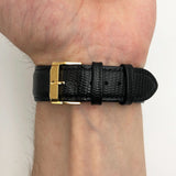 Movado Museum Black Dial Black Leather Strap Watch For Men - 2100005 Buy Now By Movado