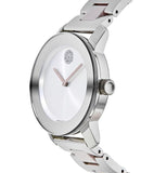 Movado Bold Silver Dial Two Tone Steel Strap Watch for Women - 3600702 Buy Now By Movado