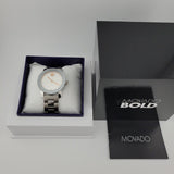 Movado Bold Silver Dial Silver Steel Strap Watch For Women - 3600084 Buy Now By Movado
