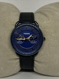 Fossil Tailor Blue Dial Blue Leather Strap Watch for Women - ES4092 Buy Now By Fossil