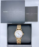 Marc Jacobs Baker White Dial Gold Steel Strap Watch for Women - MBM3440 Buy Now By Marc Jacobs