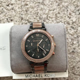 Michael Kors Parker Chronograph Grey Dial Two Tone Steel Strap Watch For Women - MK6440 Buy Now By Michael Kors