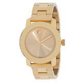 Movado Bold Yellow Gold Dial Yellow Gold Steel Strap Watch For Women - 3600085 Buy Now By Movado