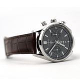 Tag Heuer Carrera Chronograph Grey Dial Brown Leather Strap Watch for Men - CBN2012.FC6483 Buy Now By Tag Heuer