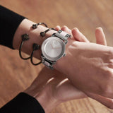 Movado Bold Silver Dial Two Tone Steel Strap Watch for Women - 3600702 Buy Now By Movado