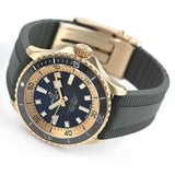 Breitling Superocean Automatic 42 Green Dial Green Rubber Strap Watch for Men - N17375201L1S1 Buy Now By Breitling