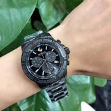 Movado Series 800 Chronograph Black Dial Black Steel Strap Watch For Men - 2600119 Buy Now By Movado