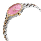 Gucci G Timeless Quartz Pink Dial Two Tone Steel Strap Watch For Women - YA1265030 Buy Now By Gucci