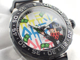 Tag Heuer Formula 1 Alec Monopoly Special Edition Black Rubber Strap Watch for Men - WAZ1119.FT8023