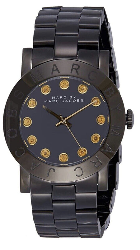 Marc Jacobs Amy Black Dial Black Steel Strap Watch for Women - MBM8595 Buy Now By Marc Jacobs