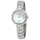 Tissot T Lady Flamingo Diamonds White Dial Silver Steel Strap Watch For Women - T094.210.11.116.01 Buy Now By Tissot