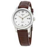 Tissot T Classic Le Locle Automatic Silver Dial Brown Leather Strap Watch For Women - T006.207.16.038.00 Buy Now By Tissot