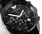 Emporio Armani Sportivo Chronograph Black Dial Black Stainless Steel Watch For Men - AR5889 Buy Now By Emporio Armani