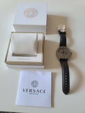 Versace Casual Chronograph Grey Dial Brown Leather Strap Watch for Men - VERG001-18 Buy Now By Versace