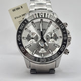 Fossil Bannon Multifunction Chronograph Silver Dial Silver Steel Strap Watch for Men - BQ2490 Buy Now By Fossil