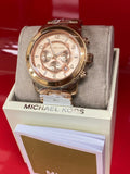 Michael Kors Runway Chronograph Rose Gold Dial Rose Gold Steel Strap Watch for Men - MK8096 Buy Now By Michael Kors