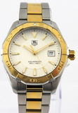 Tag Heuer Aquaracer Quartz White Dial Two Tone Steel Strap Watch for Men - WAY1120.BB0930 Buy Now By Tag Heuer
