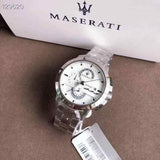 Maserati Ingegno Chronograph White Dial Silver Steel Strap Watch For Men - R8873619004 Buy Now By Maserati