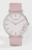 Coach Perry Mother of Pearl Pink Dial Pink Leather Strap Watch for Women - 14503244 Buy Now By Coach