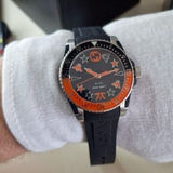 Gucci Dive Limited Edition Black Dial Black Rubber Strap Unisex Watch - YA136333 Buy Now By Gucci