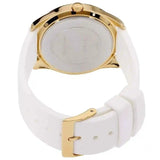 Guess G-Twist Gold Dial White Rubber Strap Watch for Women - W0911L7 Buy Now By Guess