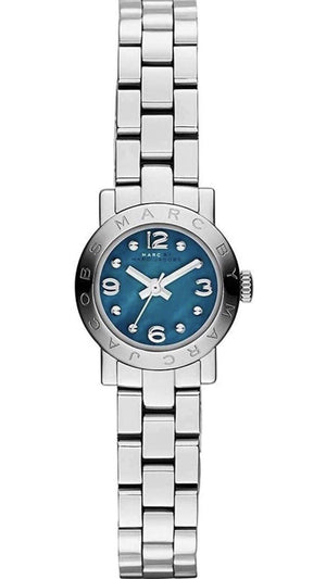 Marc Jacobs Amy Blue Dial Silver Steel Strap Watch for Women - MBM3274 Buy Now By Marc Jacobs