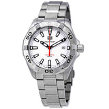Tag Heuer Aquaracer Quartz White Dial Silver Steel Strap Watch for Men - WBD1111.BA0928 Buy Now By Tag Heuer