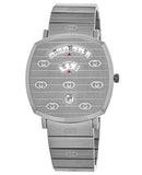 Gucci Grip Quartz Silver Dial Silver Steel Strap Watch For Women - YA157401 Buy Now By Gucci
