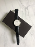 Daniel Wellington Classy Sheffield White Dial Black Leather Strap Watch For Women - DW00100080 Buy Now By Daniel Wellington