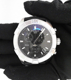 Tissot PR 100 Sport Quartz Chronograph Black Dial Black Leather Strap Watch For Men - T101.617.16.051.00 Buy Now By Tissot