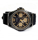 Guess Starlight Black Dial Black Rubber Strap Watch for Women - W0846L1 Buy Now By Guess