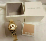Michael Kors Slim Runway Gold Dial Gold Steel Strap Watch for Women - MK3477 Buy Now By Michael Kors