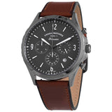 Fossil Forrester Chronograph Grey Dial Brown Leather Strap Watch for Men - FS5815 Buy Now By Fossil