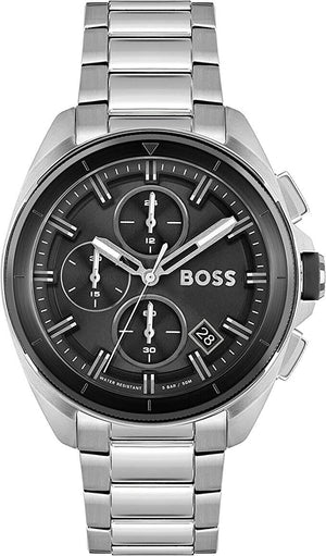 Hugo Boss Volane Black Dial Silver Steel Strap Watch for Men - 1513949 Buy Now By Hugo Boss