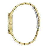 Guess Viva Diamonds Gold Dial Gold Steel Strap Watch for Women - W0111L2 Buy Now By Guess
