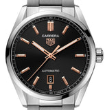 Tag Heuer Carrera Black Dial Silver Steel Strap Watch for Men - WBN2113.BA0639 Buy Now By Tag Heuer