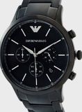 Emporio Armani Dress Chronograph Quartz Black Dial Black Stainless Steel Strap Watch For Men - AR2485 Buy Now By Emporio Armani