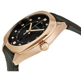 Gucci GG2570 Quartz Black Dial Black Leather Strap Watch For Women - YA142407 Buy Now By Gucci
