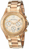 Marc Jacobs Rock Chronograph Rose Gold Dial Rose Gold Steel Strap Watch for Women - MBM3156 Buy Now By Marc Jacobs