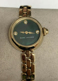Marc Jacobs Courtney Mother of Pearl Black Dial Gold Steel Strap Watch for Women - MJ3460 Buy Now By Marc Jacobs