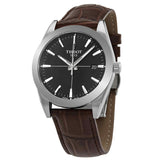 Tissot Gentlemen Black Dial Brown Leather Strap Watch for Men - T127.410.16.051.01 Buy Now By Tissot