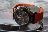 Tissot T Race Chronograph Black Dial Orange Rubber Strap Watch for Women - T048.217.27.057.00 Buy Now By Tissot