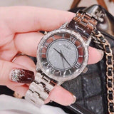 Guess Ethereal Diamonds Silver Dial Silver Steel Strap Watch for Women - W1013L1 Buy Now By Guess