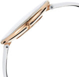 Calvin Klein Full Moon White Dial White Leather Strap Watch for Women - K8Y236L6 Buy Now By Calvin Klein