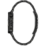 Bulova Octova Chronograph Black Crystal Dial Black Steel Strap Watch for Men - 98C134 Buy Now By Bulova