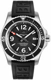 Breitling Superocean II 44mm Black Dial Black Rubber Strap Watch for Men - A17367D71B1S2 Buy Now By Breitling