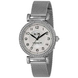 Coach Madison White Dial Silver Mesh Bracelet Watch for Women - 14502651 Buy Now By Coach