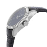 Tissot T Trend Couturier Diamonds Black Dial Black Leather Strap Watch for Women - T035.210.66.051.00 Buy Now By Tissot